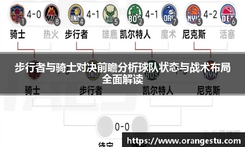 步行者与骑士对决前瞻分析球队状态与战术布局全面解读
